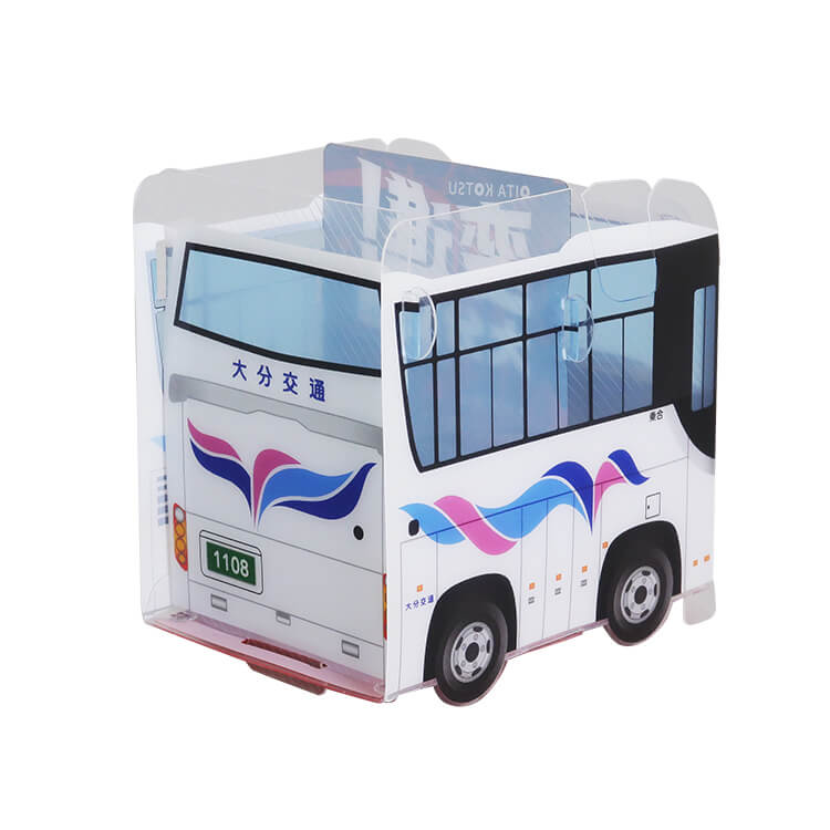 大分交通株式会社様_組み立てスマホ・ペンスタンド(乗り物タイプ)「大分交通2025(高速バス・空港バス)」―うしろ-写真