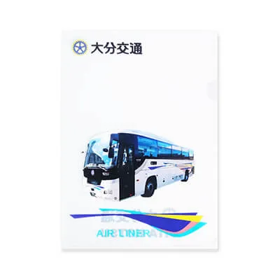 大分交通株式会社様-クリアファイル(A4)「大分交通」