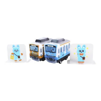 小田急電鉄株式会社様-PPクラフト プルバックカー(電車) 2柄「もころん号」
