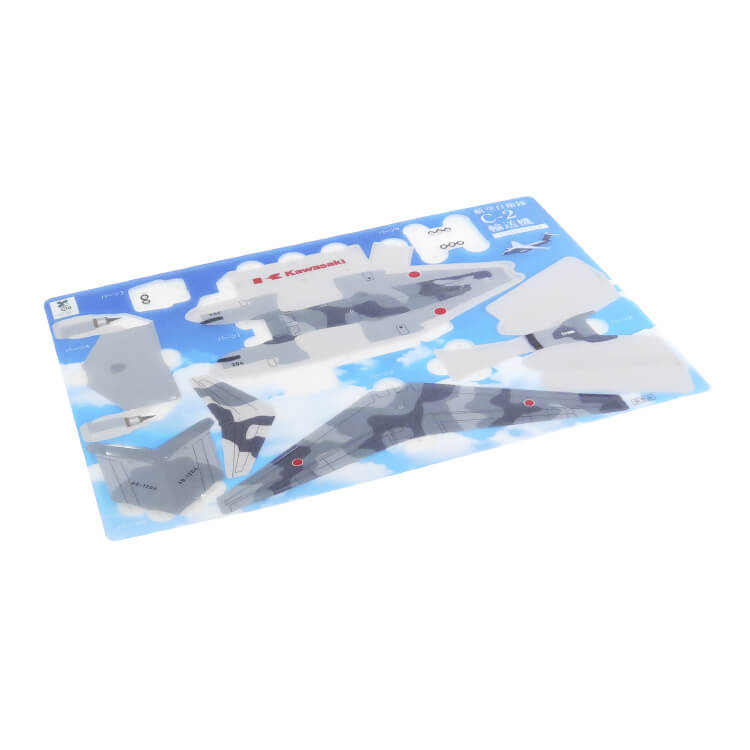 川重岐阜サービス株式会社様_PPクラフト 飛ばせる飛行機「航空自衛隊 C-2 輸送機」-シート-写真