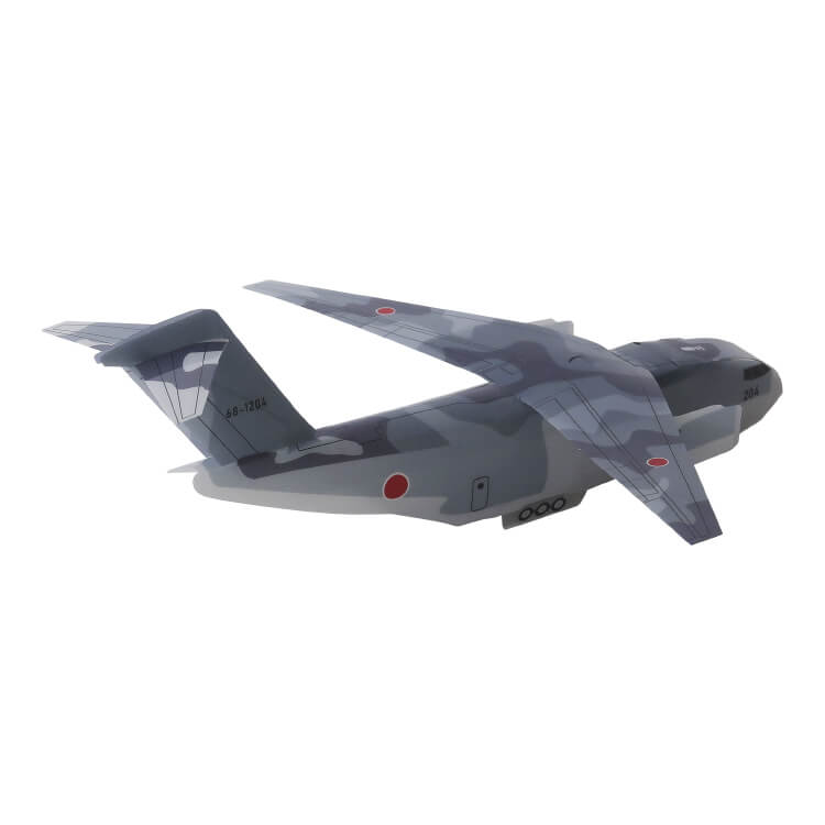 川重岐阜サービス株式会社様_PPクラフト 飛ばせる飛行機「航空自衛隊 C-2 輸送機」-うしろ-写真