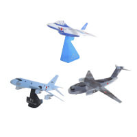 川重岐阜サービス株式会社様_PPクラフト 飛ばせる飛行機3機種「海上自衛隊 P-1 哨戒機・航空自衛隊 C-2 輸送機・航空自衛隊 T-4 ブルーインパルス」-サムネイル写真