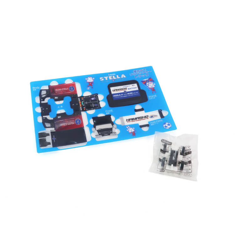 (株)ノジマステラスポーツクラブ様_PPクラフト プルバックカー(トラック)「NOJIMA STELLA」―シート-写真