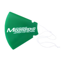 横浜市立緑が丘中学校PTA様_メガホンうちわ「横浜市立緑が丘中学校」-表面-写真