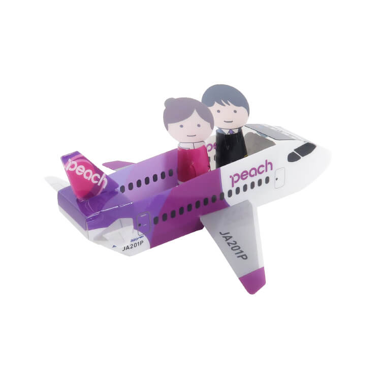 Peach Aviation株式会社様_ごっこ遊びセット(飛行機タイプ)「AIRBUS A320 neo」―うしろ-写真