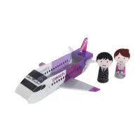 Peach Aviation株式会社様_ごっこ遊びセット(飛行機タイプ)「AIRBUS A320 neo」―飛行機と指人形-写真