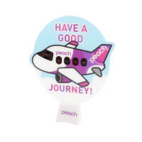 Peach Aviation株式会社様_立つうちわ(オリジナル・示温印刷)「HAVE A GOOD JOURNEY!」-写真