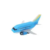 株式会社フジドリームエアラインズ様_PPクラフト プルバックカー(飛行機)8柄「出雲縁結び空港」-水色-正面-写真