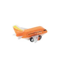 株式会社フジドリームエアラインズ様_PPクラフト プルバックカー(飛行機)8柄「出雲縁結び空港」-橙色-後面-写真