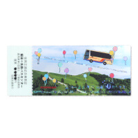 名鉄バス株式会社様_ホログラム箔押しレプリカチケット3柄「飯田線50周年」-山デザイン-サムネイル写真