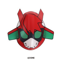 株式会社エンスカイ様_組み立てお面4柄「DOGENGERS」-MAKO-サムネイル写真