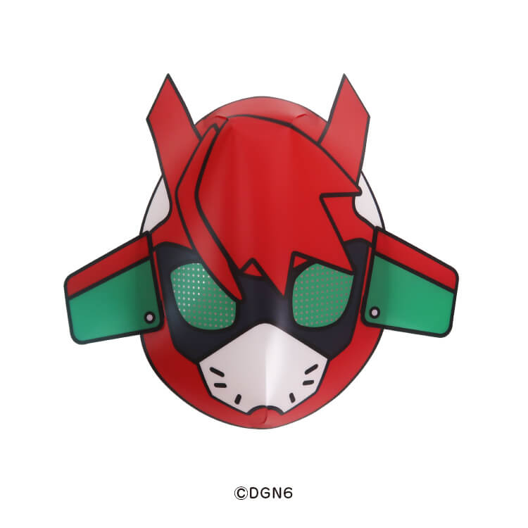 株式会社エンスカイ様_組み立てお面4柄「DOGENGERS」-MAKO-写真