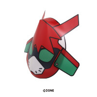 株式会社エンスカイ様_組み立てお面4柄「DOGENGERS」-MAKO-よこ-サムネイル写真