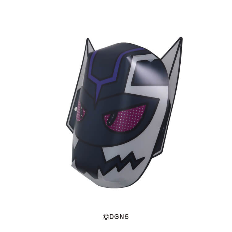 株式会社エンスカイ様_組み立てお面4柄「DOGENGERS」-ヤバイ仮面-よこ-写真