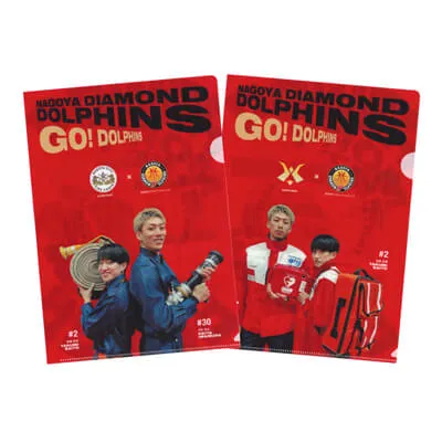 名古屋市消防局様-再生PPクリアファイル(A4)2柄「名古屋ダイヤモンドドルフィンズ」