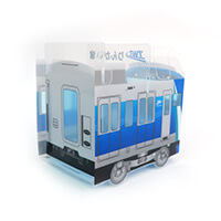 東京臨海高速鉄道株式会社様_組み立てスマホ・ペンスタンド(乗り物タイプ)「71-000形」-裏面-写真