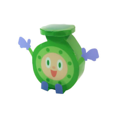 【写真】株式会社酉島製作所様のPPクラフト オリジナル「トリポン」デザインです。