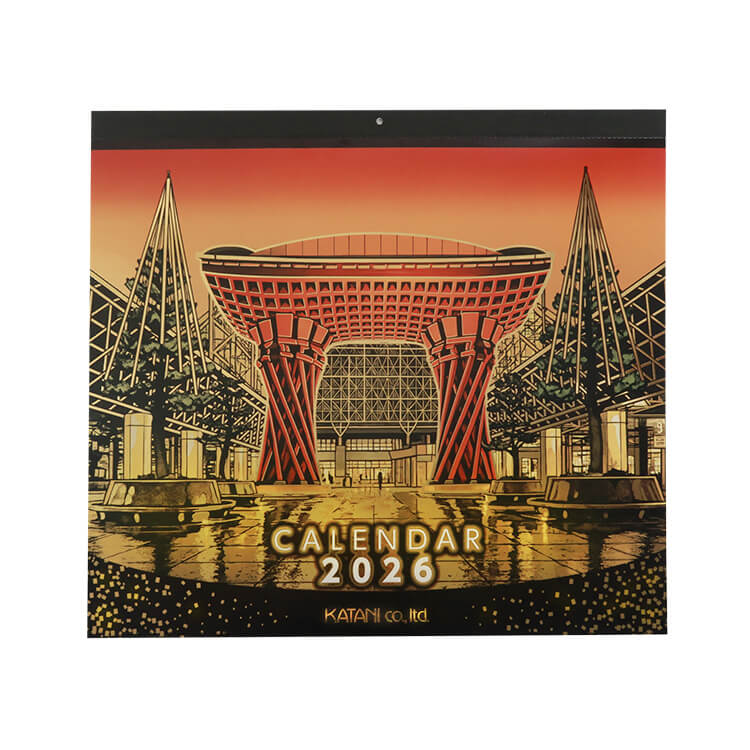 カタニ産業株式会社様_箔押しカレンダー-写真
