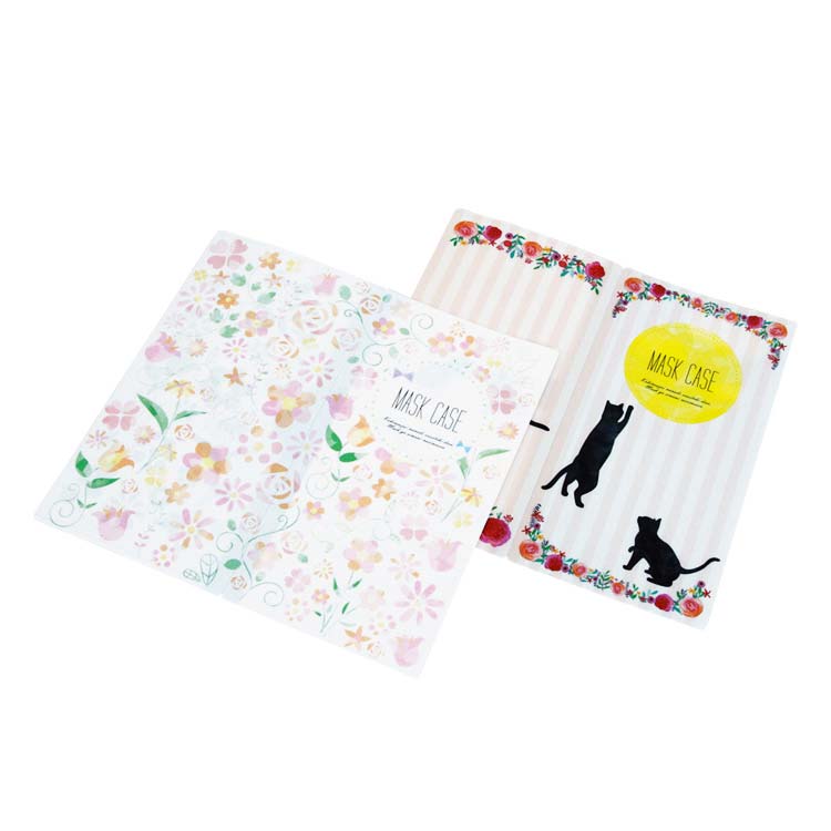 ナースリー様_抗菌マスクケース(3ポケットタイプ)2柄-写真