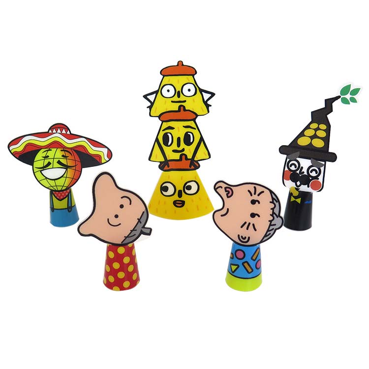 株式会社湖池屋様_組み立て指人形セット(レギュラータイプ)-写真