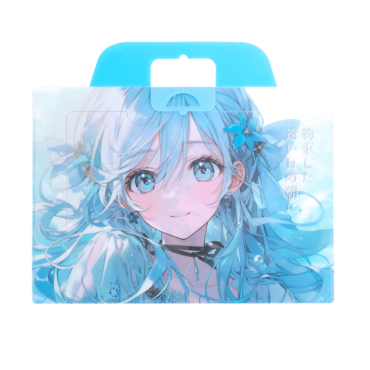 取っ手付きミニうちわ-写真