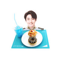 ポップアップランチョンマット(人型タイプ)-写真