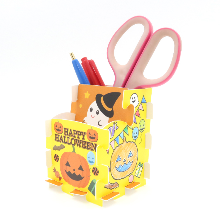 組み立てぬりえペンスタンド