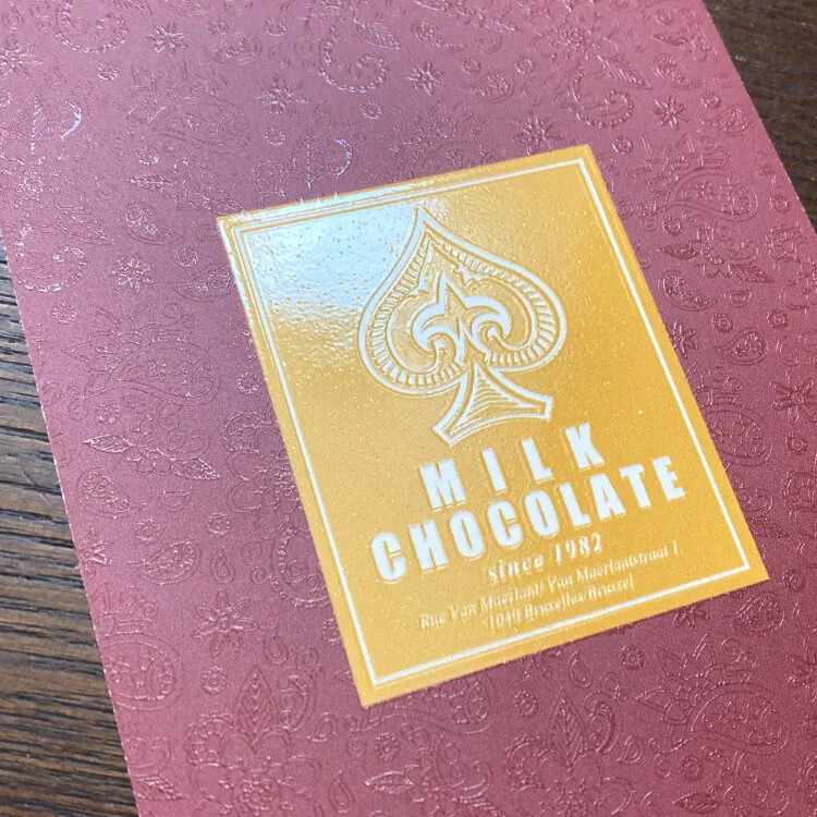 厚盛ニス-ポストカードサンプル「MILKCHOCO」-写真