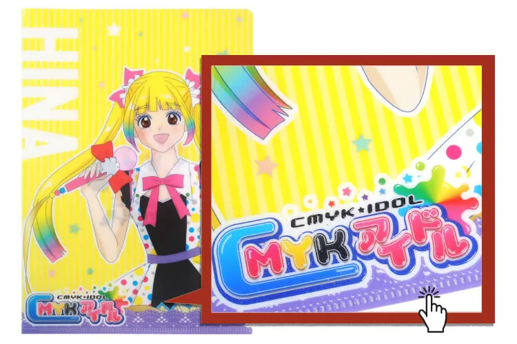 クリアファイル×ニス×ラメ クリアファイル×ニス×ラメ-写真