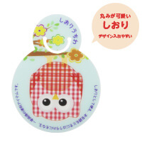 しおりうちわ（丸型）。丸みが可愛い。デザインが入れやすい。