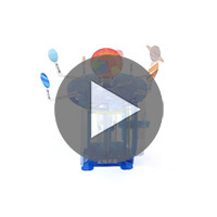 組み立て天体模型-動画再生-サムネイル写真