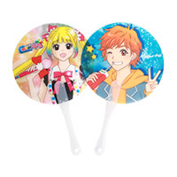 オリジナル推し活グッズ-200-取っ手付きうちわ・大