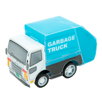 ゴミ収集車-写真