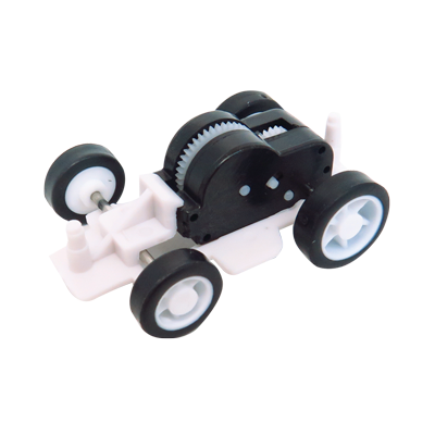 PPクラフト プルバックカー（レーシングカー）のシャーシ-写真