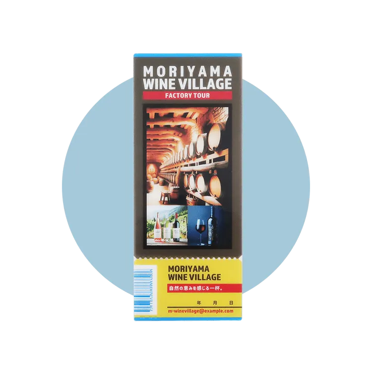 レプリカチケット-ワイナリーイメージデザイン-写真