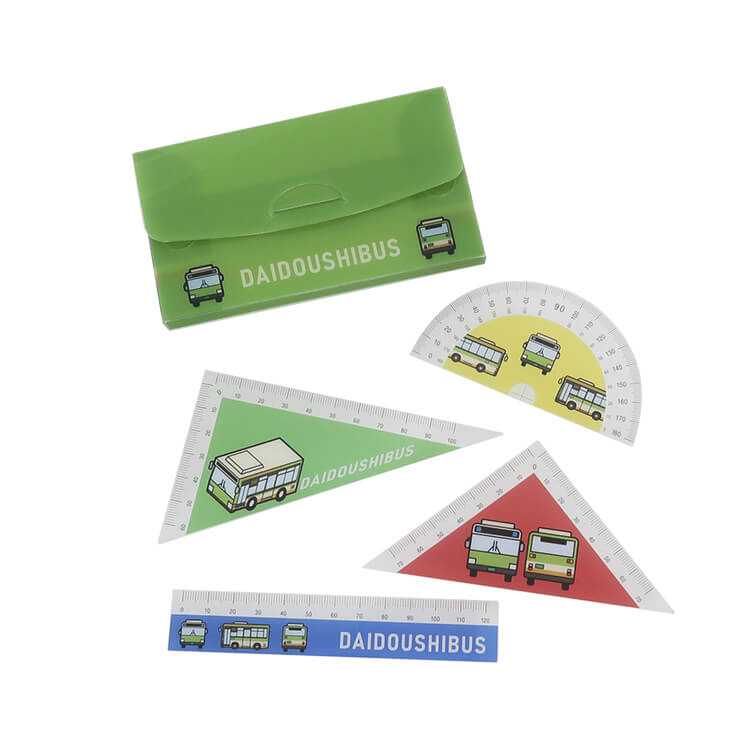 ケース付き定規セット(ボックスタイプ)-画像