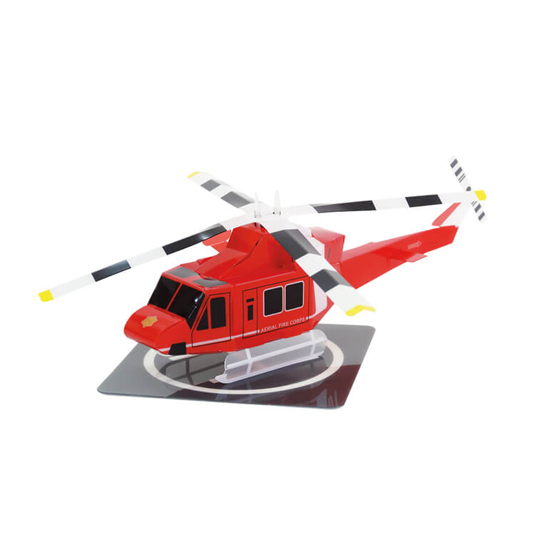 PPクラフト ヘリコプター(スタンド・ヘリポート付き)-単体-写真