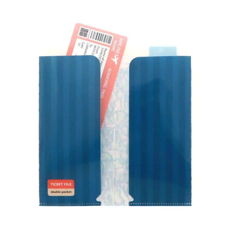 チケットファイル<br>(ダブルポケットタイプ)‐写真