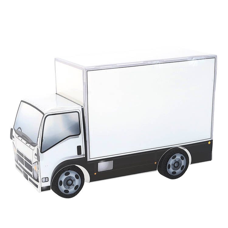 走るトラック-イメージ写真