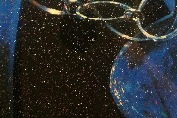 キラキラと光を反射ラメ印刷-イメージ画像